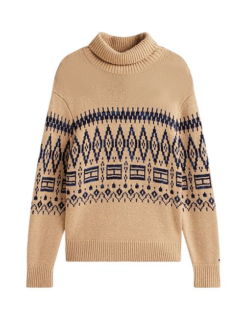 Pullover relaxed fit in misto lana di agnello Tommy Hilfiger | MW0MW40843ADN
